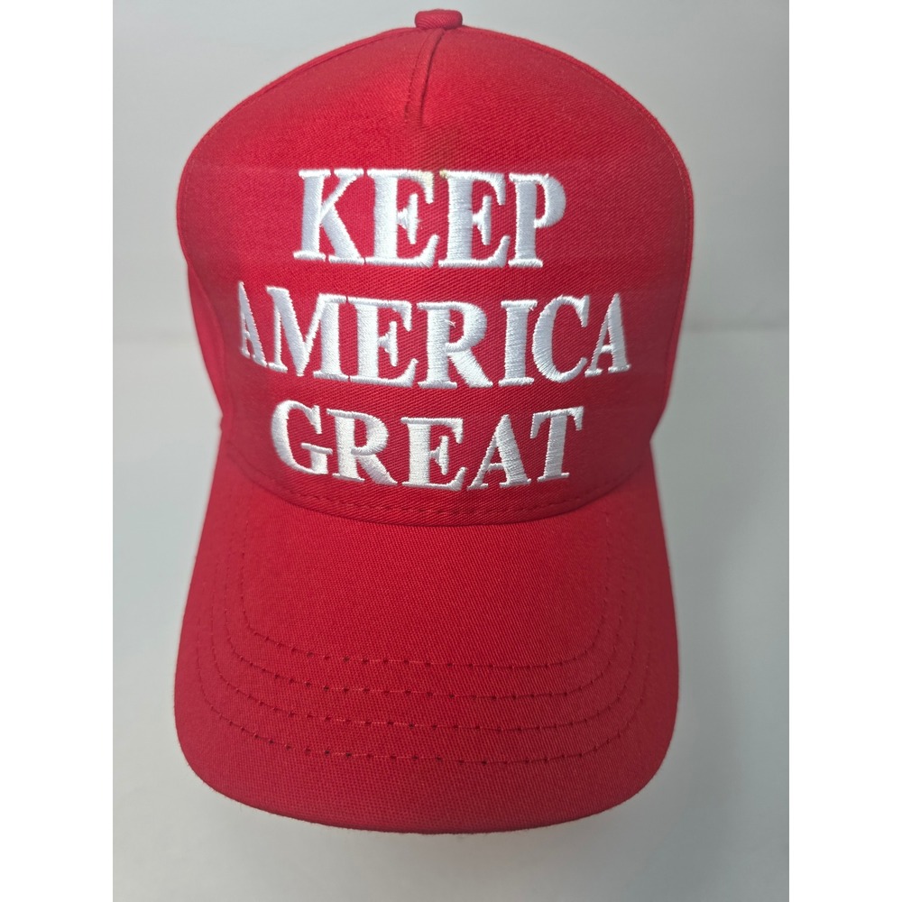 Cali-Fame Keep America Great Trump2020 Red Snapback Hat Made
in USA Rare Find!